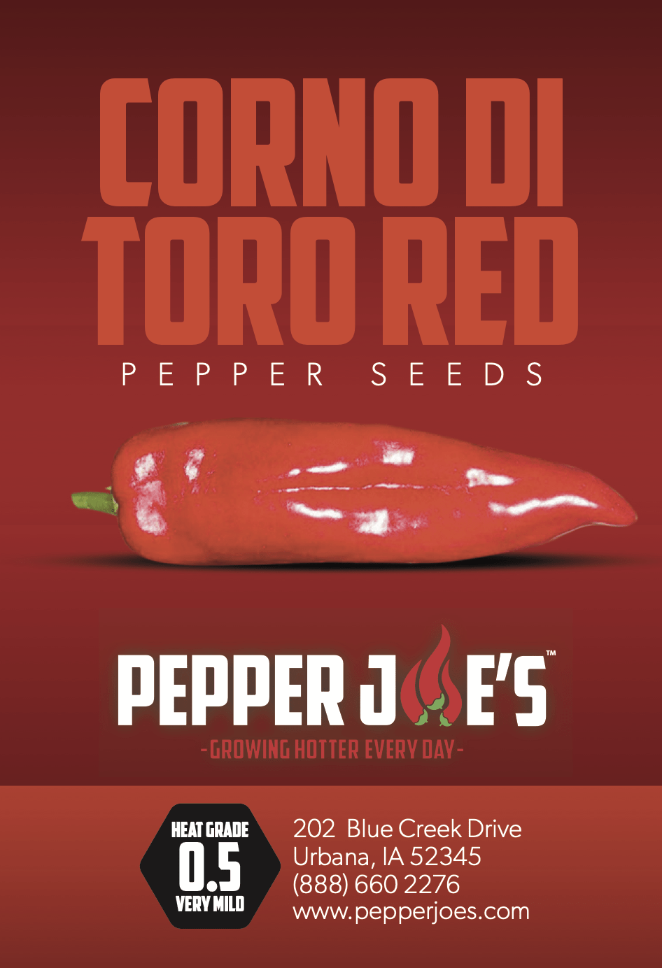 Corno di Toro Pepper Seeds