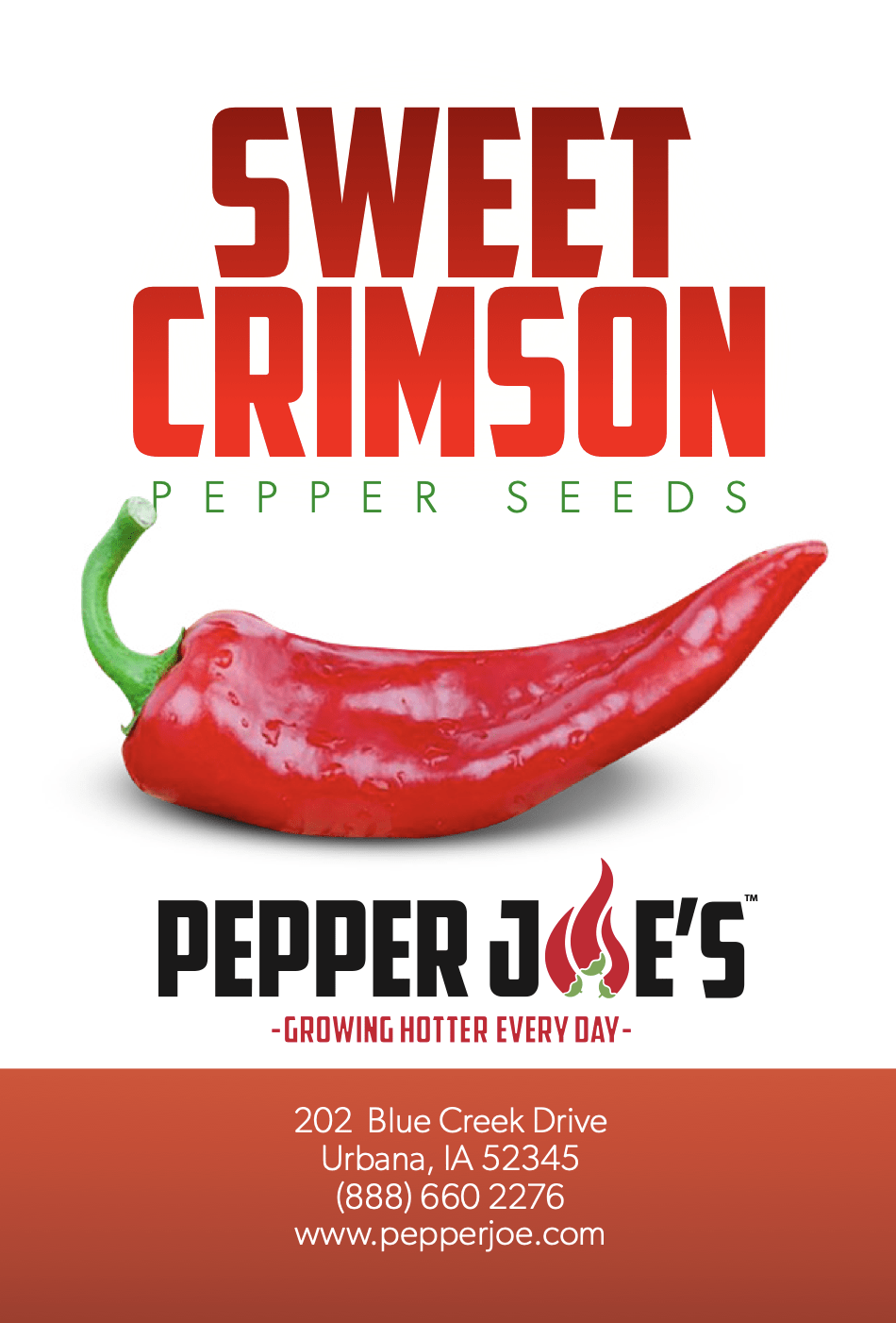 Sweet Crimson Pepper Seeds