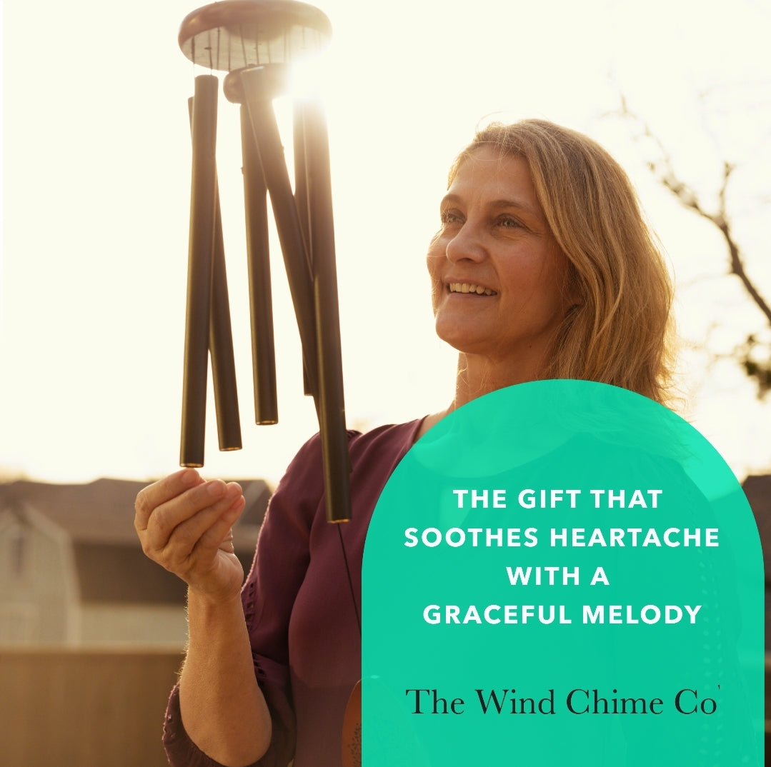 32" Memorial Wind Chimes - Sympathy Gift for The Loss of A Loved One