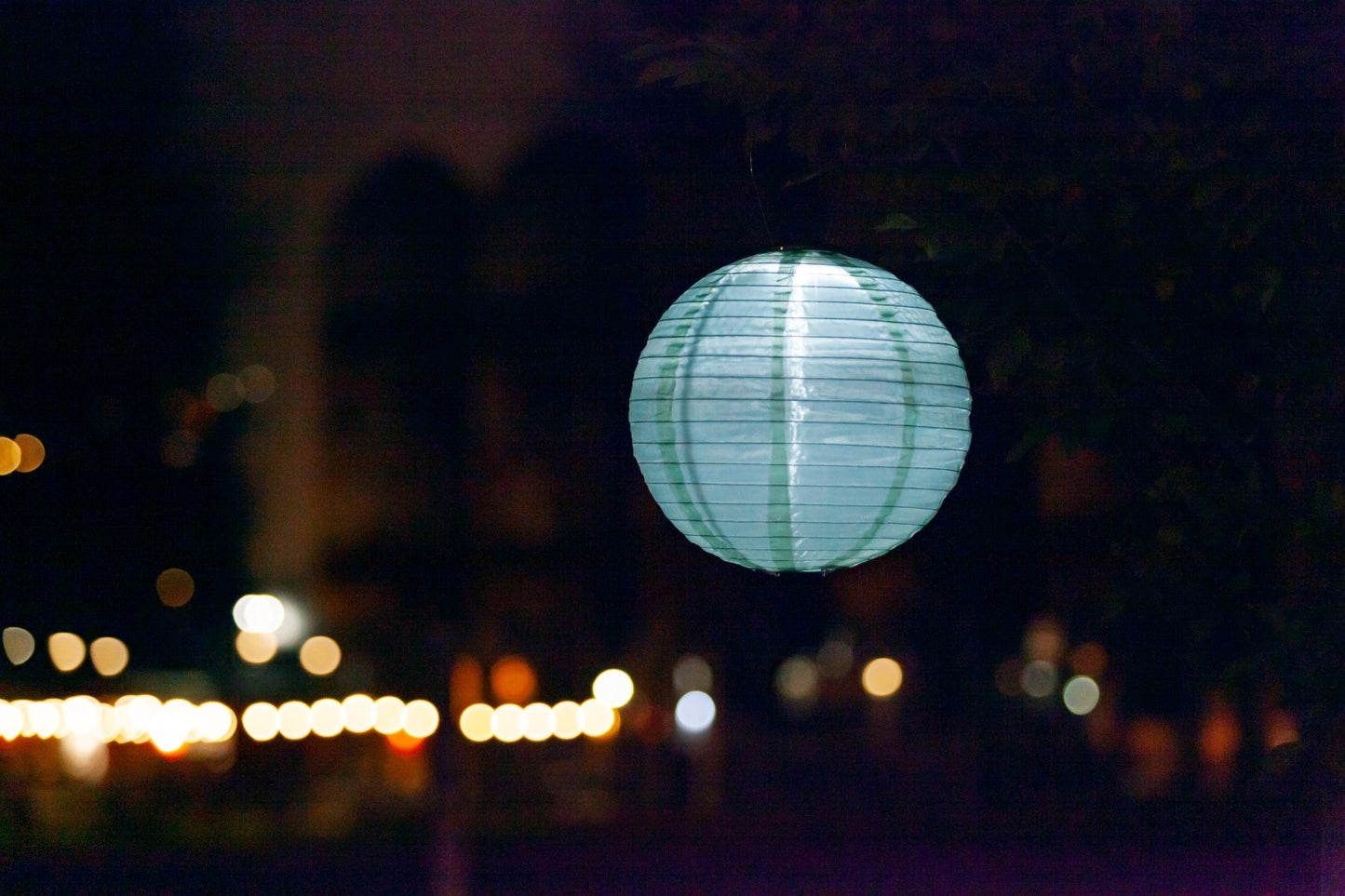 Soji Festival 12" Round Solar Lantern