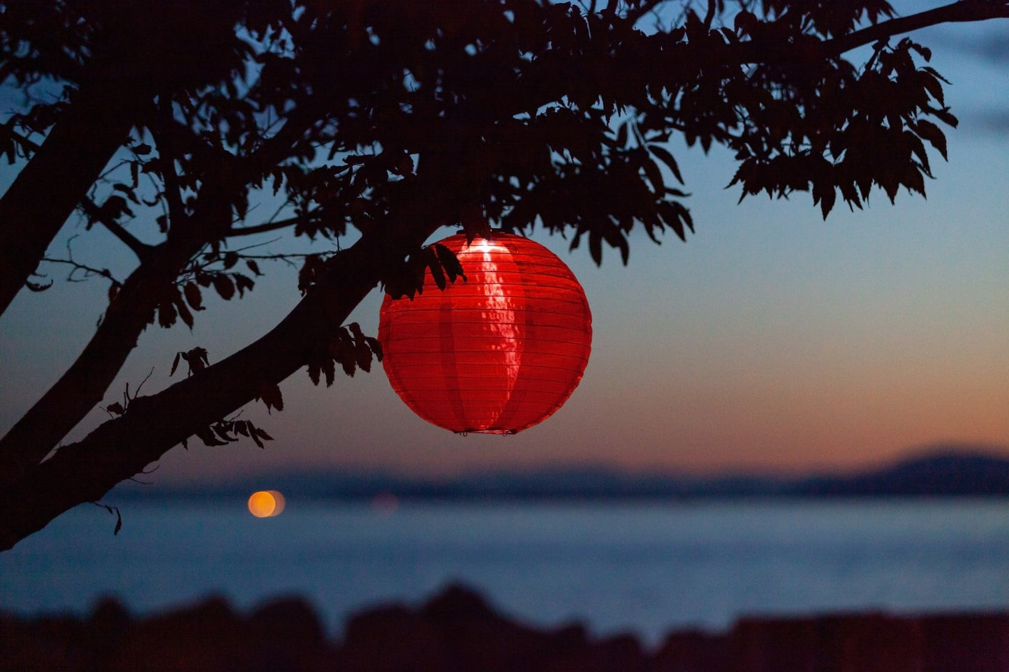 Soji Festival 12" Round Solar Lantern