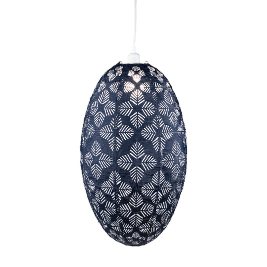 Soji Stella Nova Geo Palm Pod - 22" Indoor / Outdoor Pendant Lamp (120V)