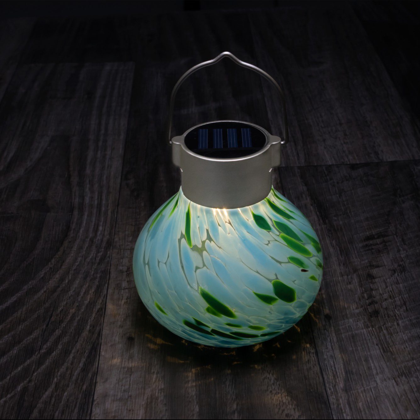 Solar Tea Lanterns 5" Handblown Glass