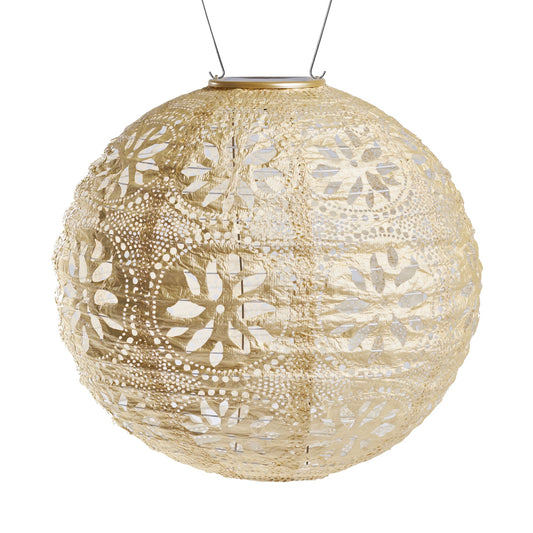 Soji Stella - Boho Globe - 12" Solar Lantern