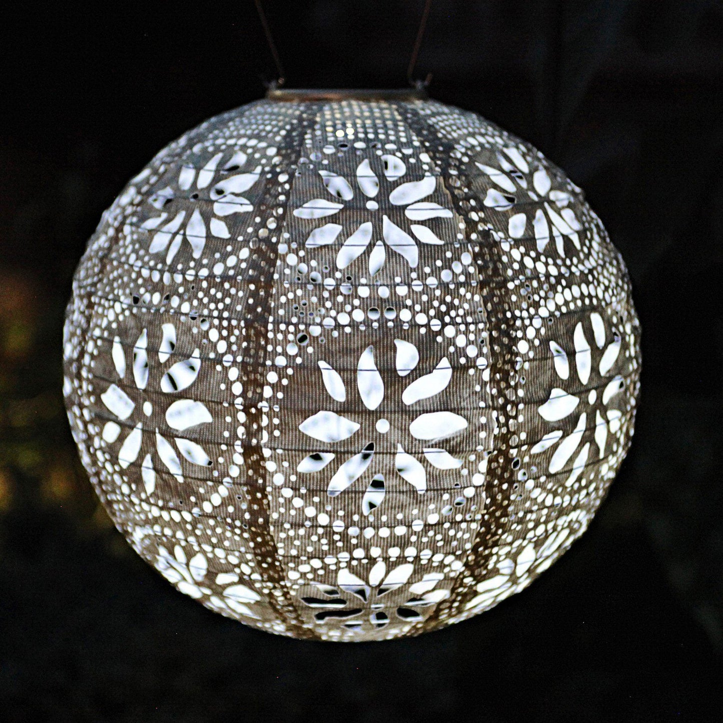 Soji Stella - Boho Globe - 12" Solar Lantern