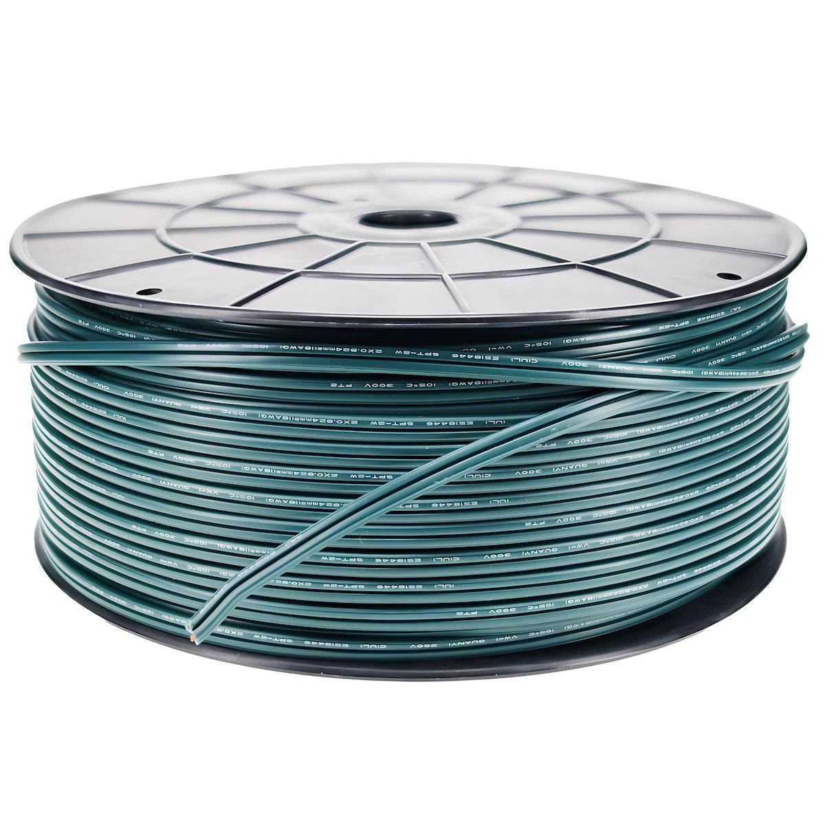 Wire, Zipcord 18 Gauge SPT2, 500', Green