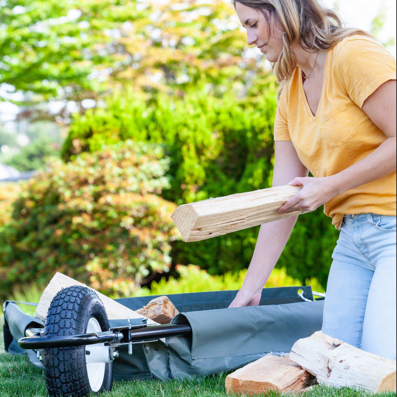 WheelEasy Foldable Garden Cart (Wheelbarrow)