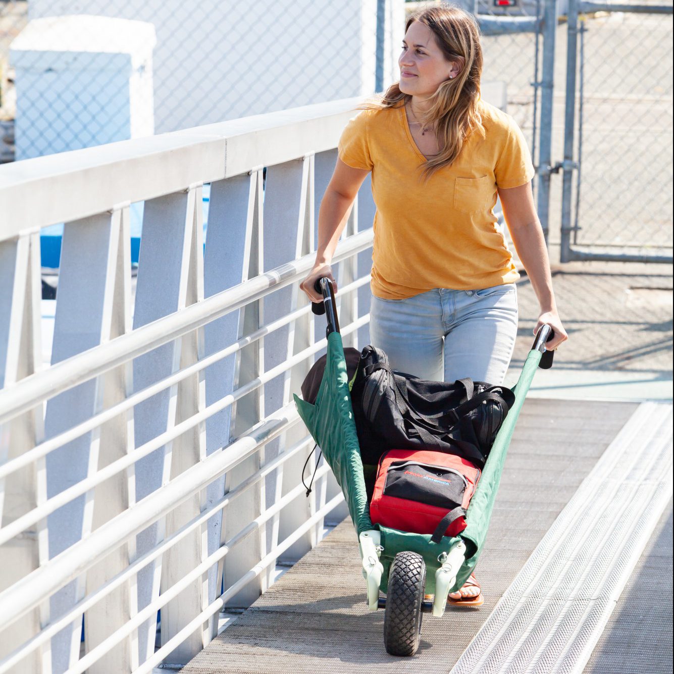 WheelEasy LE Foldable Garden Cart (Wheelbarrow)