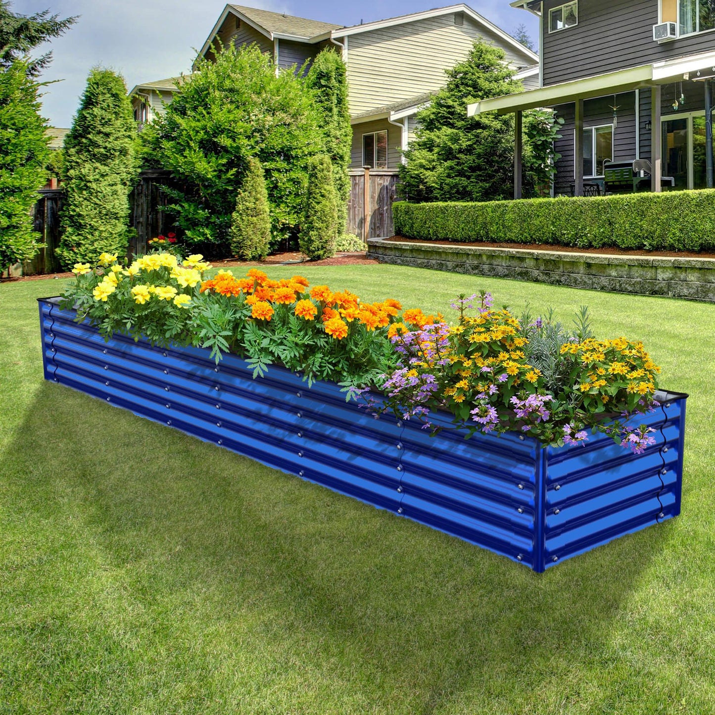 Olle Gardens 17" Tall Rectangle Infinity Raised Garden Bed