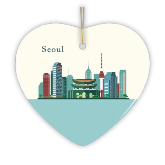 Seoul Christmas Ornament, Capital of South Korea Christmas Decoration