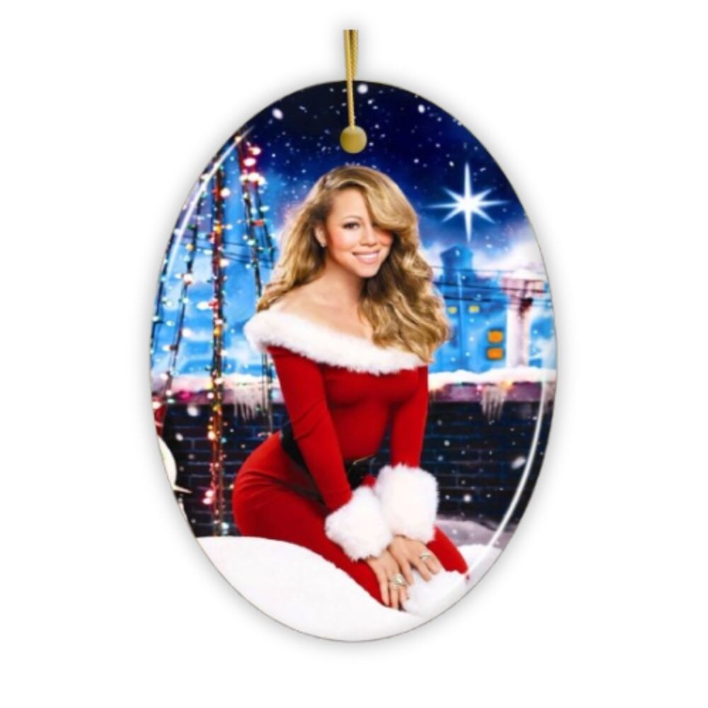 Mariah Carey Christmas Ornament