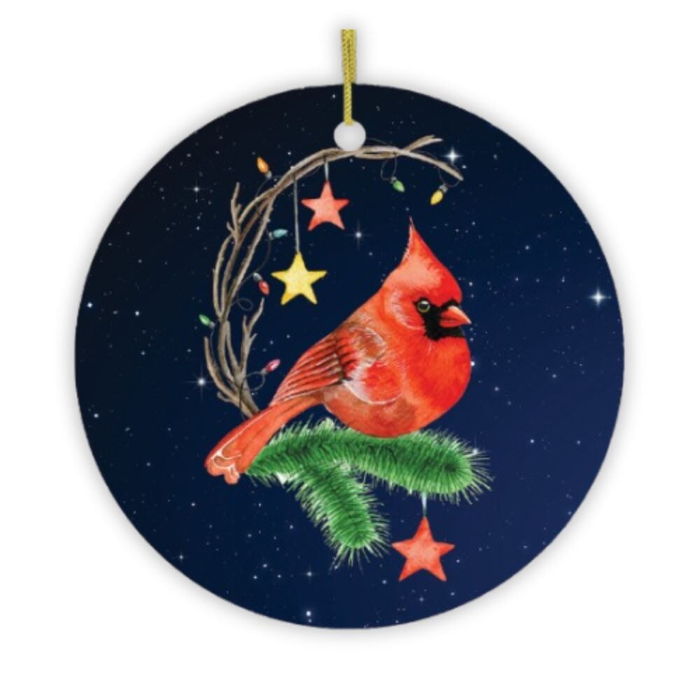 Holiday Dream Cardinal Christmas Ornament