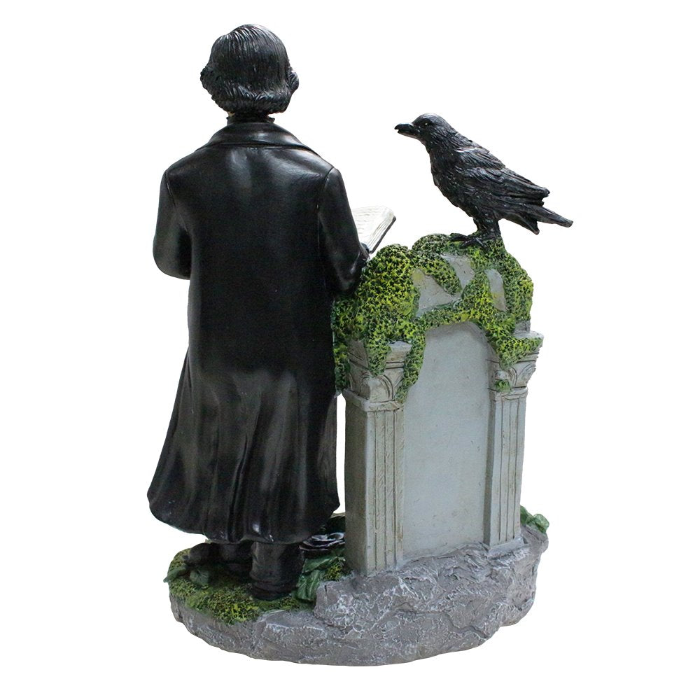 (Pre-Order) Edgar Allan Poe Handpainted 9" Figurine, Horror Home Statue Decoration