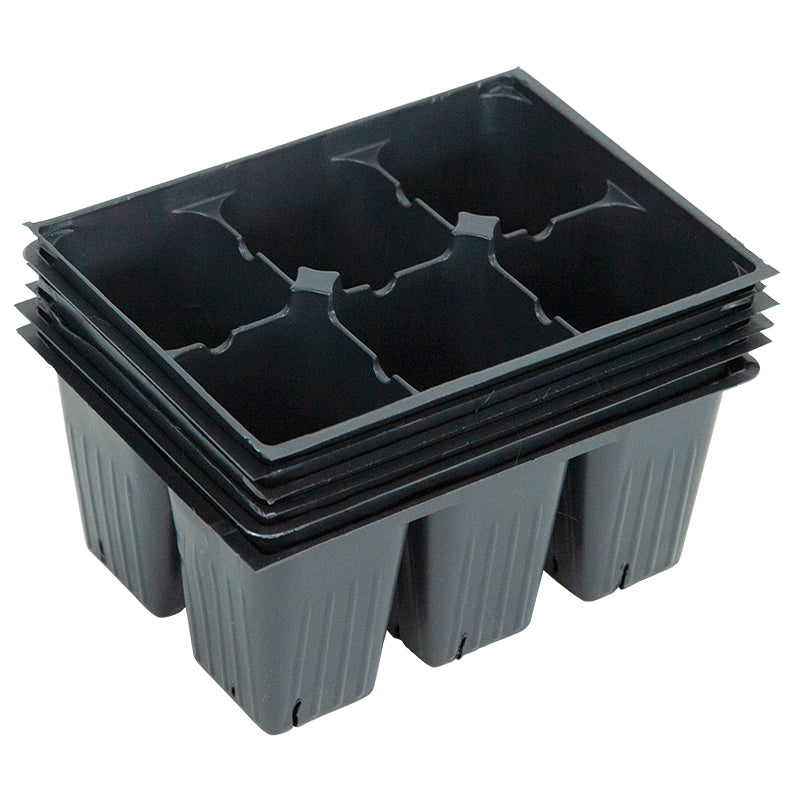 X-Jumbo 6-Pack Planting Containers for 1020 Tray - Recycled (Sheet of 6)