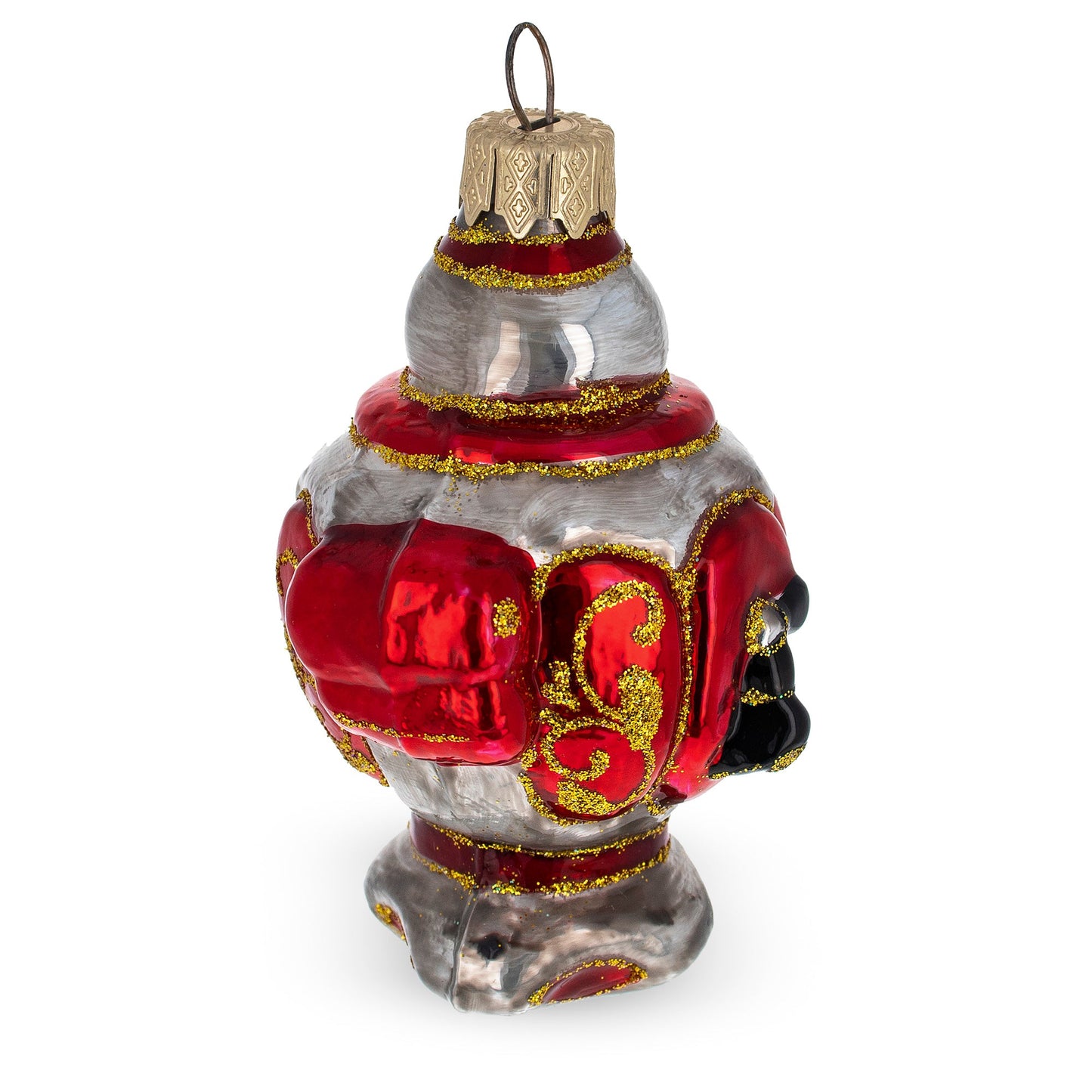 Samovar Teapot Mini Glass Christmas Ornament