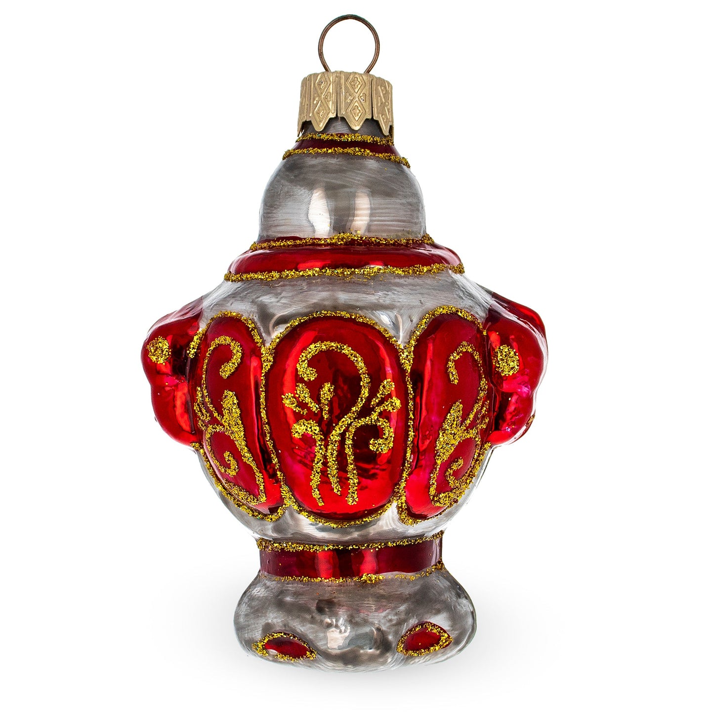 Samovar Teapot Mini Glass Christmas Ornament