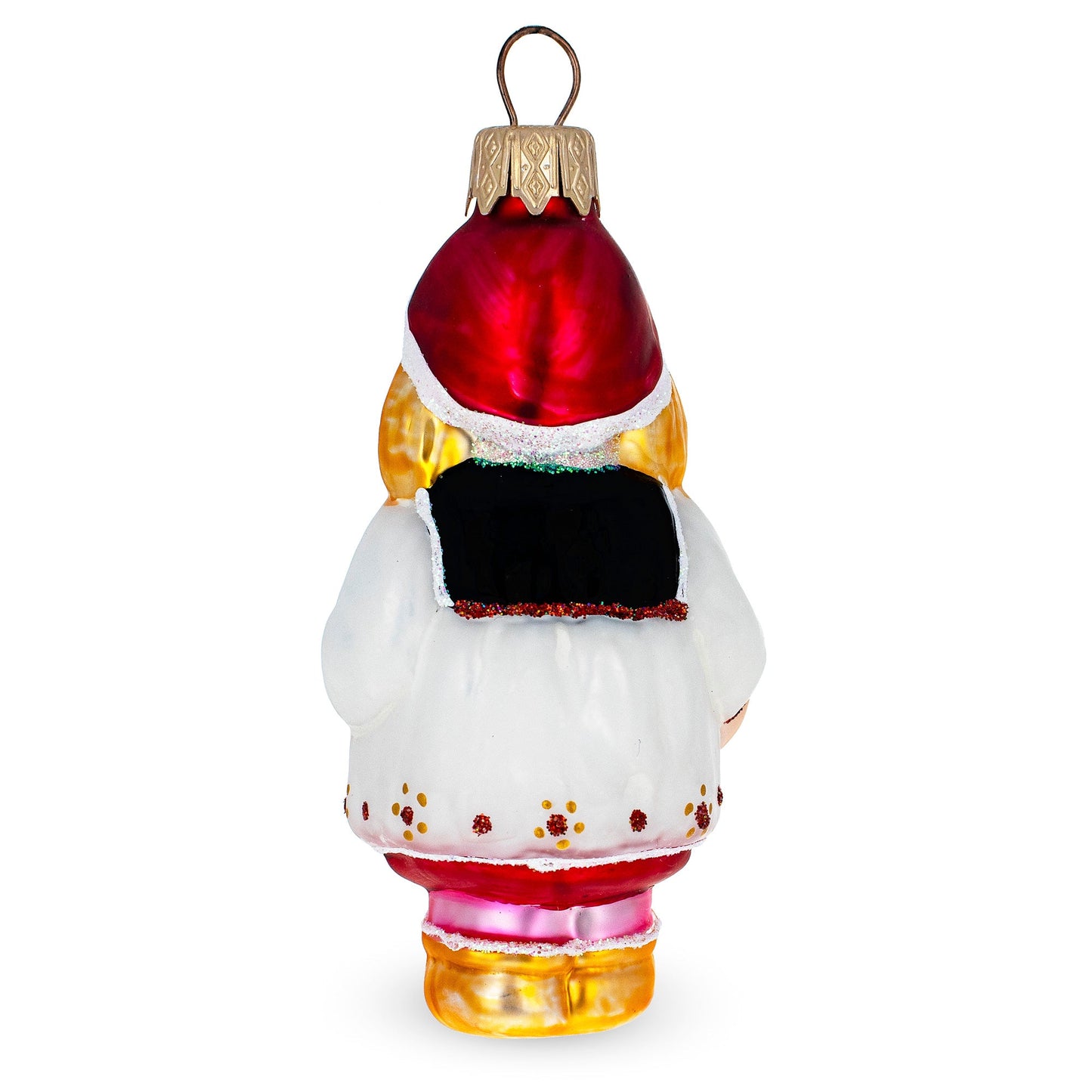 Red Riding Hood Mini Glass Christmas Ornament