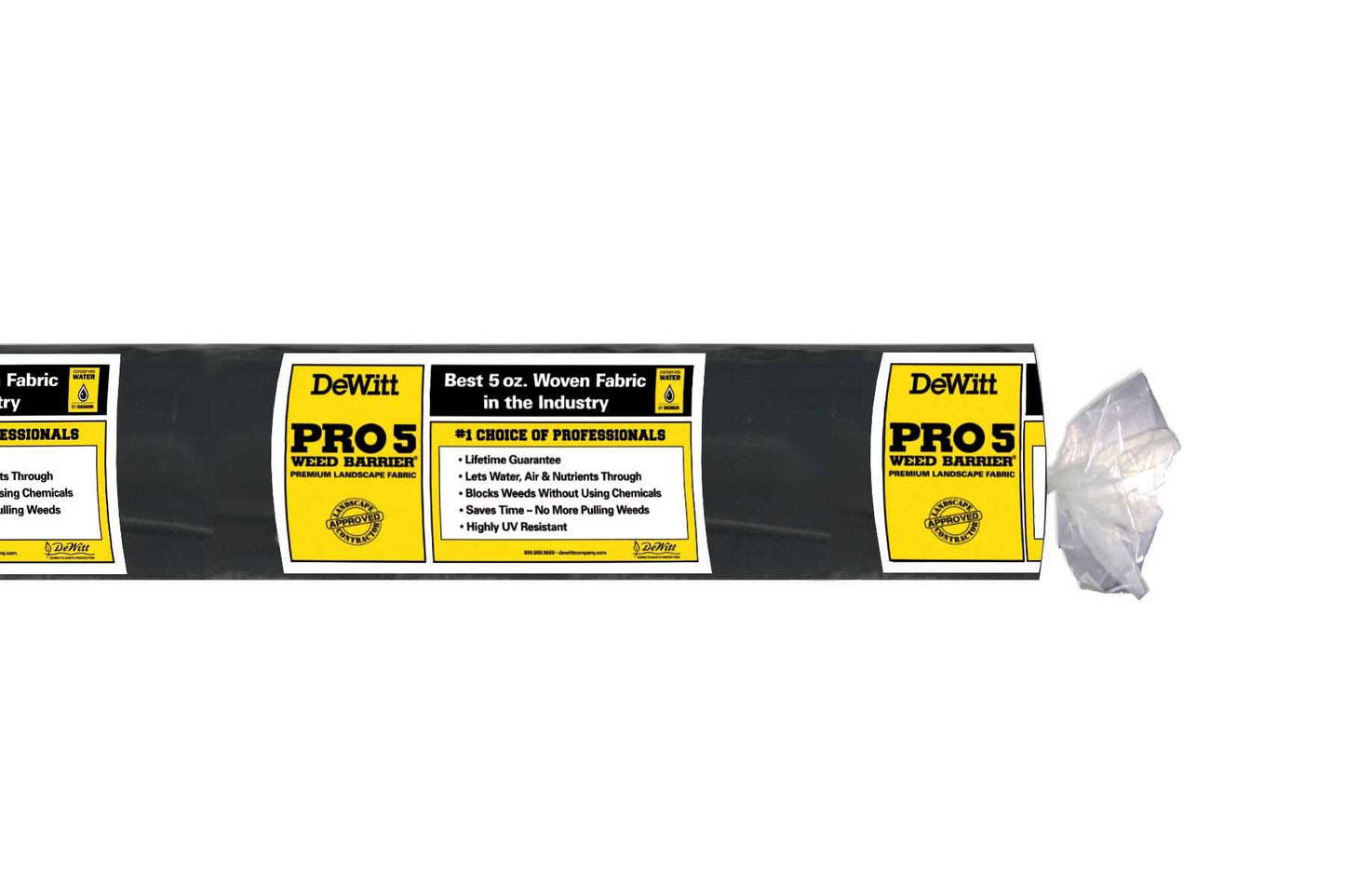 DeWitt P5 Pro 5 Weed Barrier Fabric & DeWitt P4 Pro 5 Weed Barrier Fabric