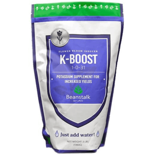 Beanstalk K-BOOST Controlled Release Fertilizer to Boost Potassium, 3 lb Pouch