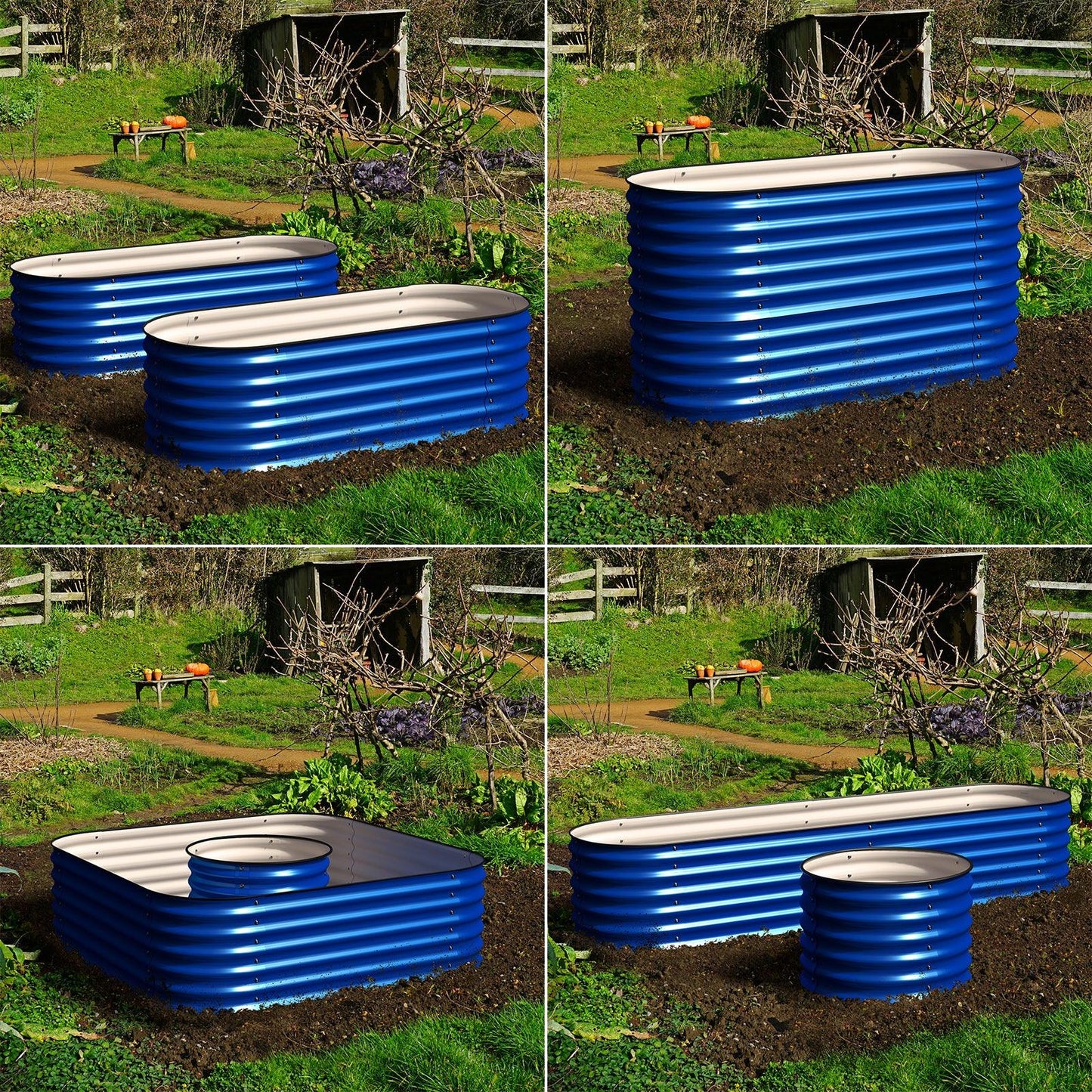 Olle Galvanized Raised Garden Bed