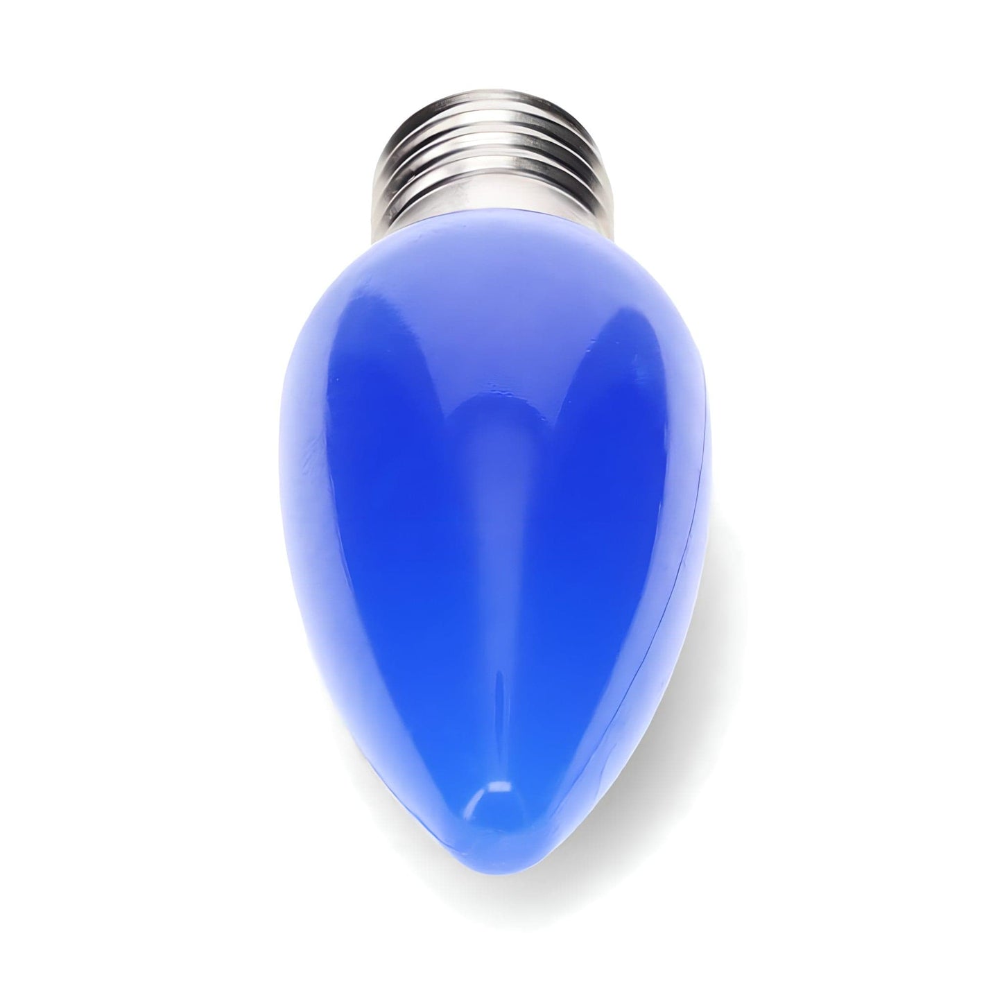 C9 Blue LED Christmas Light Bulbs, Opaque, Pack of 25