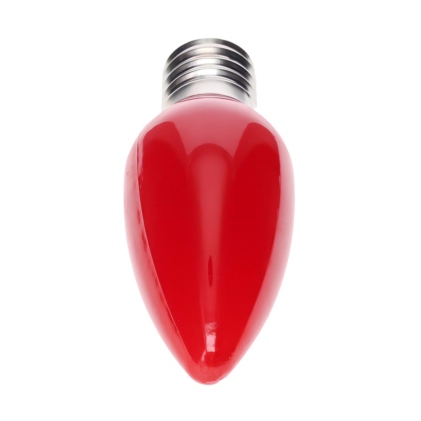 C9 Red LED Christmas Light Bulbs, Opaque, Pack of 25