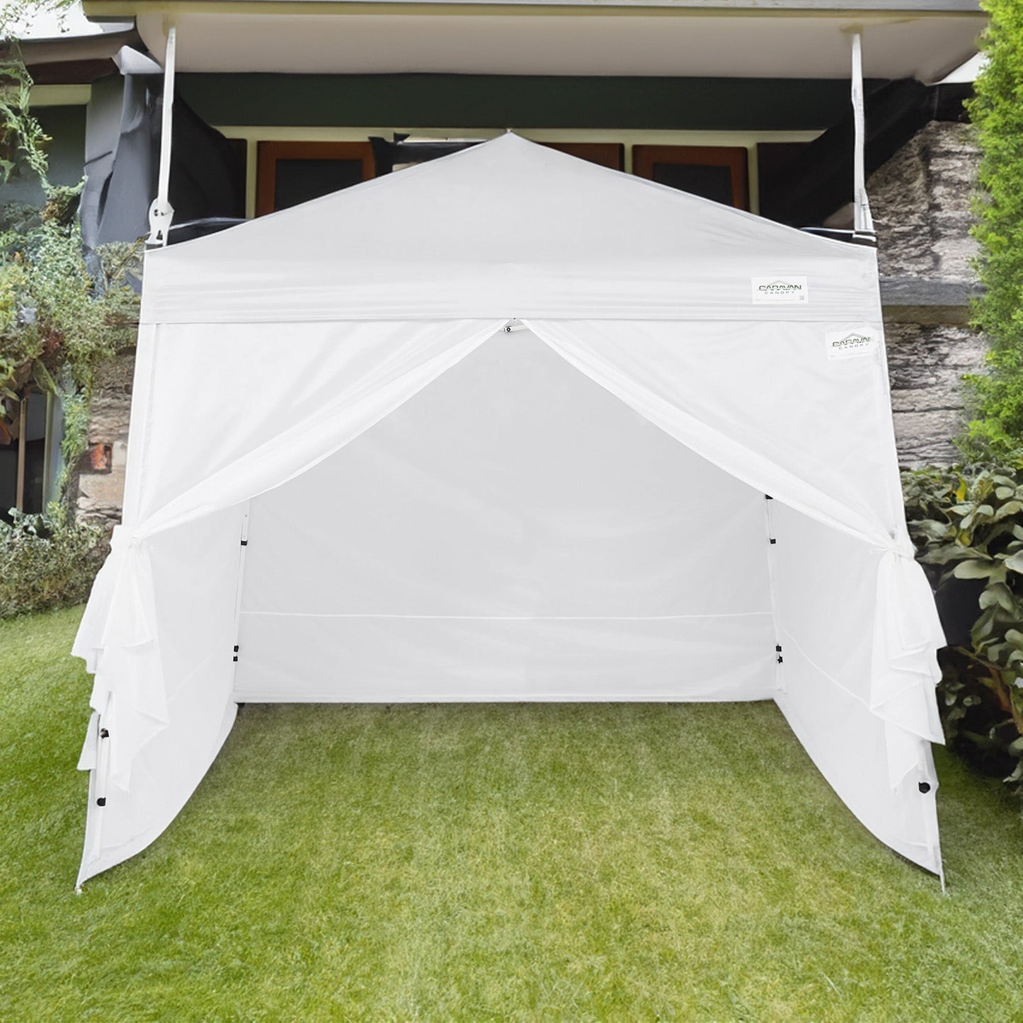 Caravan Canopy V-Series 12 x 12 Foot Tent Sidewalls Only, White (Sidewalls Only)