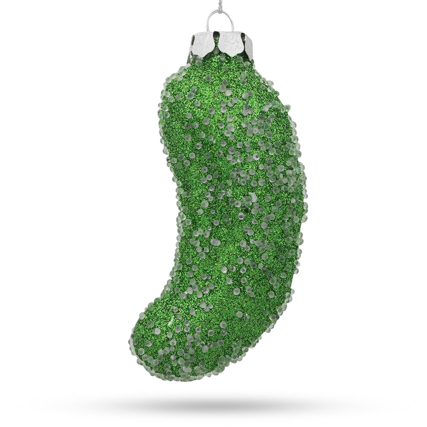 Salted Pickle Glass Blown Glass Christmas Ornament