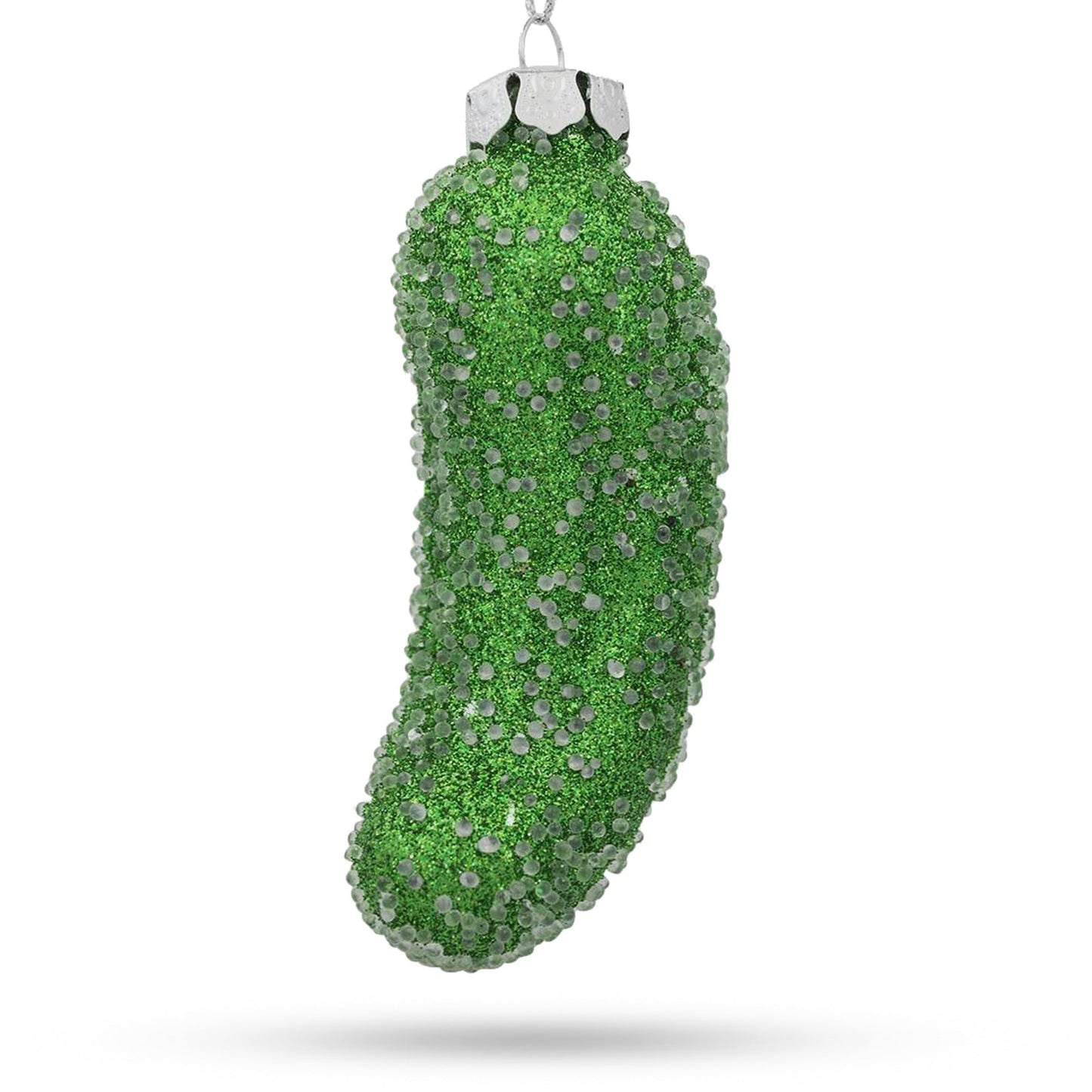 Salted Pickle Glass Blown Glass Christmas Ornament