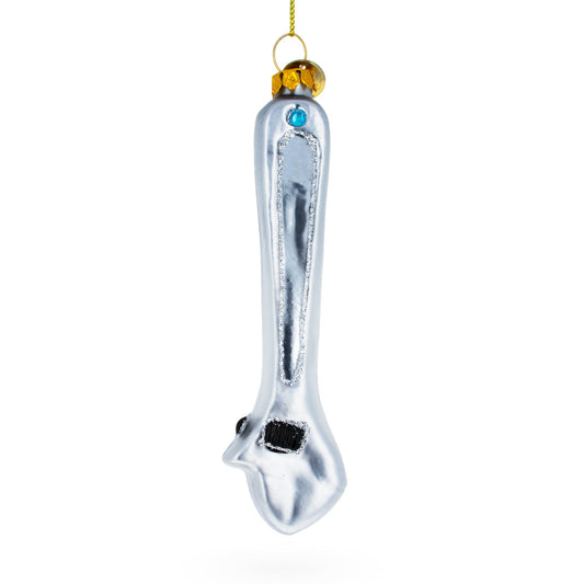 Versatile Adjustable Wrench Blown Glass Christmas Ornament