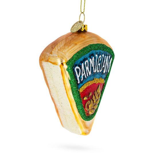 Authentic Italian Cheese Blown Glass Christmas Ornament