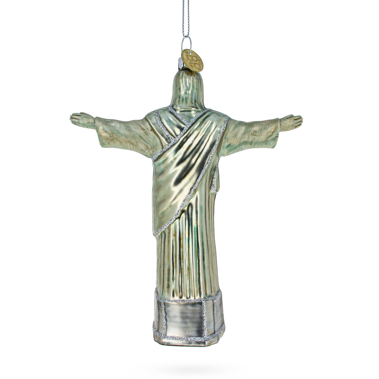 Christ the Redeemer, Rio De Janeiro, Brazil Glass Christmas Ornament