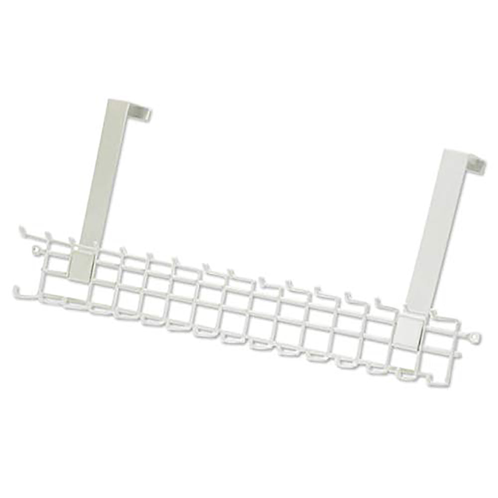 ClosetMaid Over the Door Durable Wire Rack for Men and Women Accessories, White