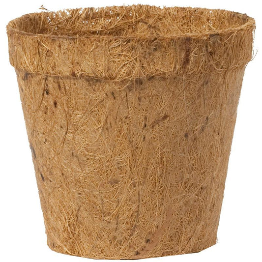 Coconut Fiber Round Pots - 3" (Pack of 8)