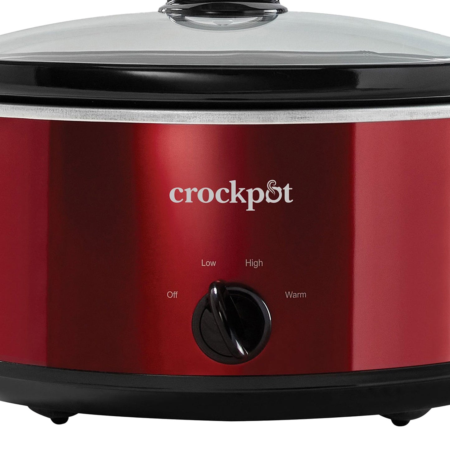 Crock-Pot 7 Quart Capacity Food Slow Cooker Home Cooking Kitchen Appliance, Red