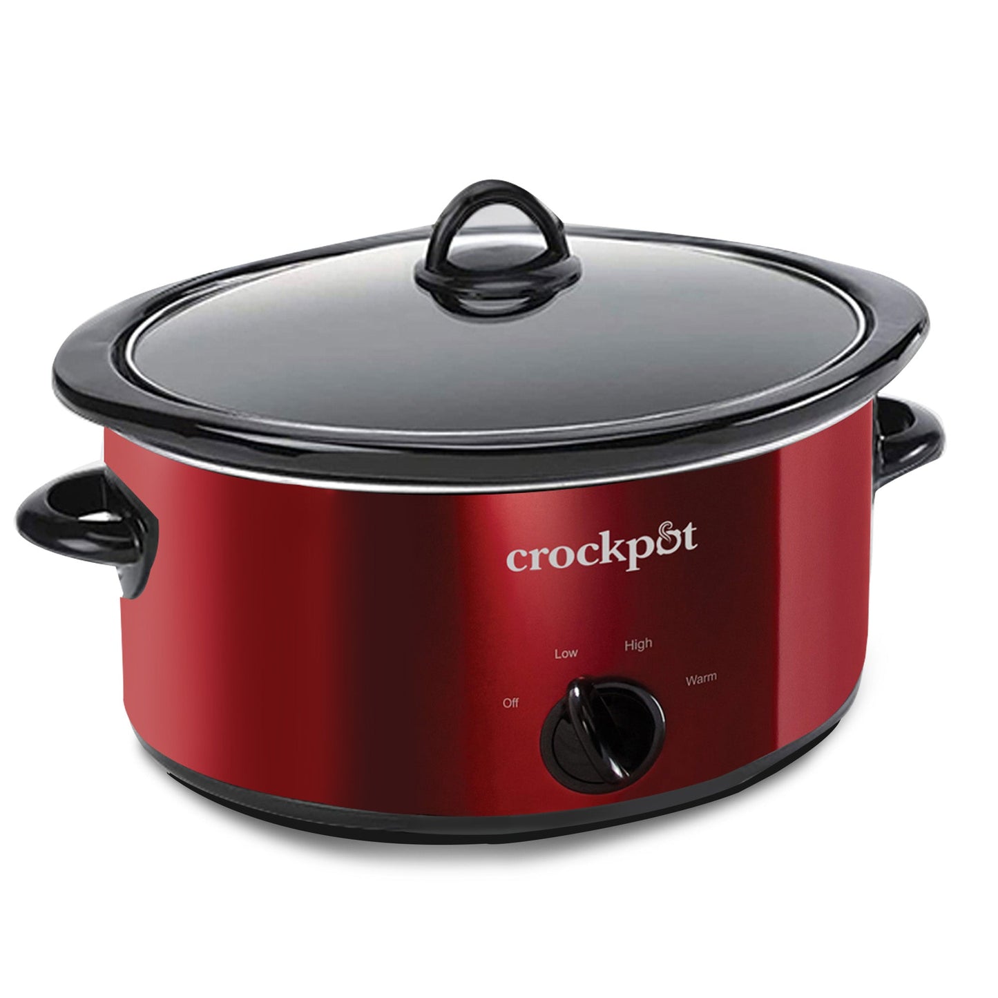 Crock-Pot 7 Quart Capacity Food Slow Cooker Home Cooking Kitchen Appliance, Red