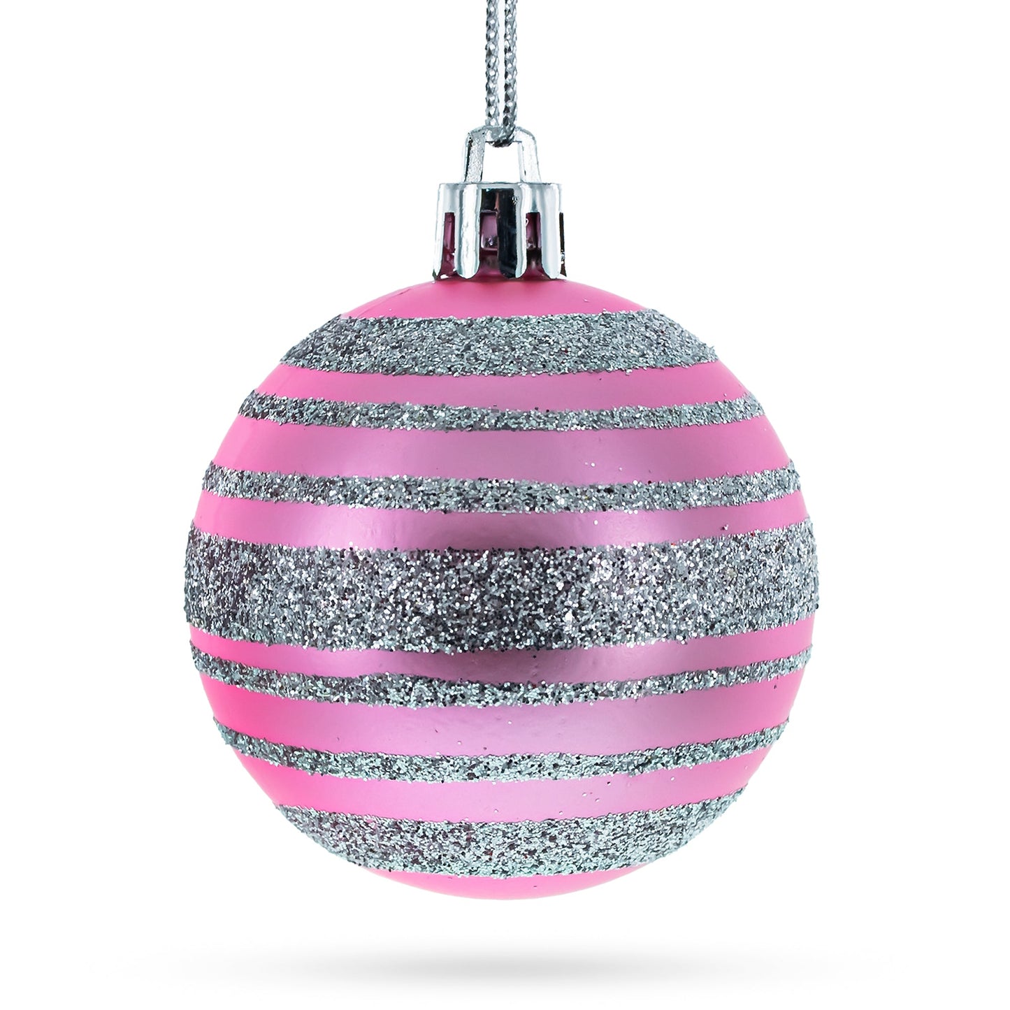 Elegant Set of 40-Piece Pink Ball Christmas Ornaments