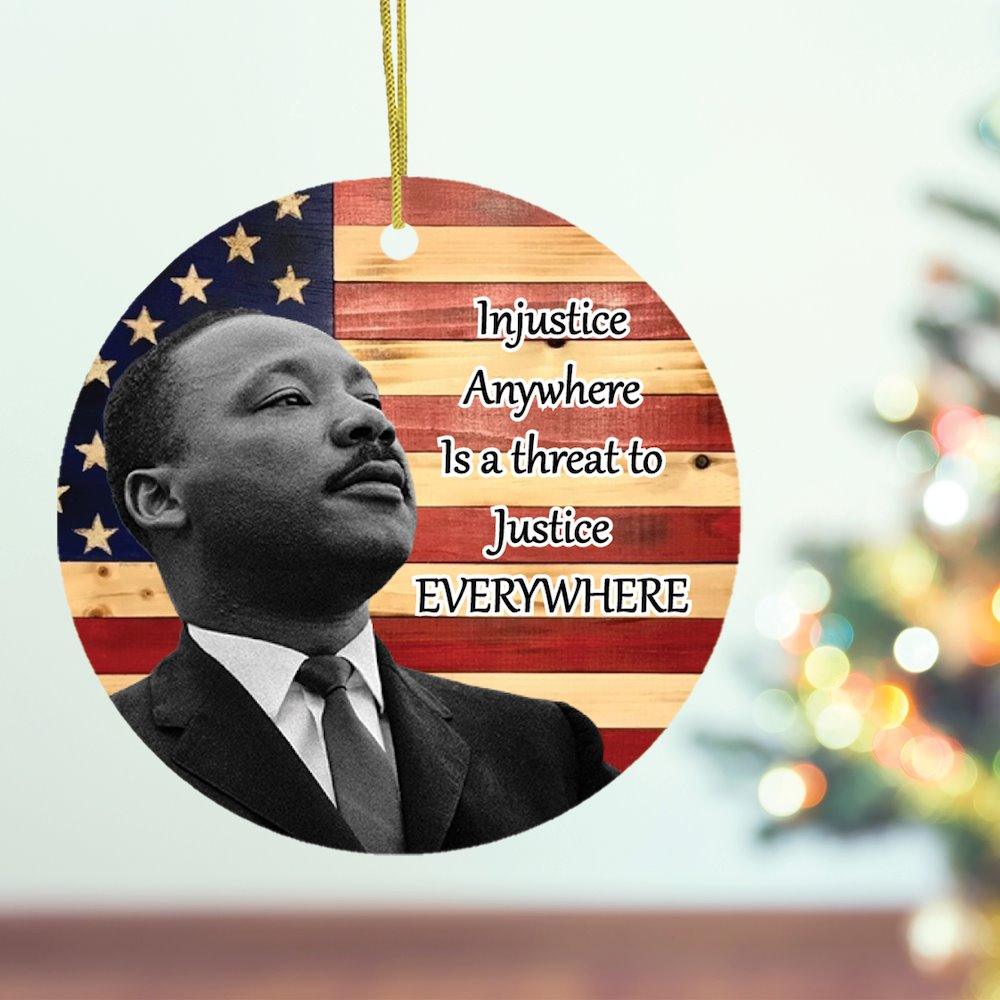 Dr. Martin Luther King Jr MLK Quote Ornament