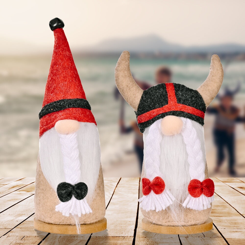 Nordic Plush Viking Gnomes, Swedish Style Pirate Theme