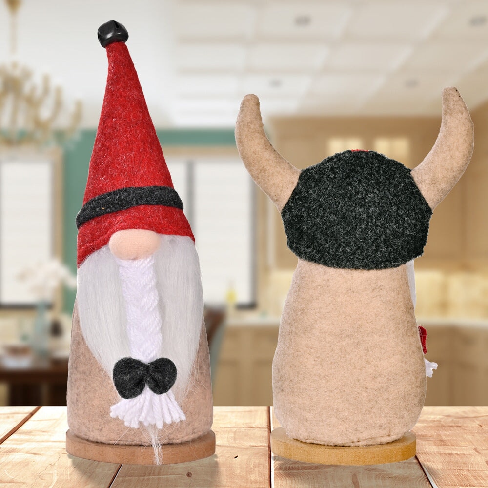 Nordic Plush Viking Gnomes, Swedish Style Pirate Theme