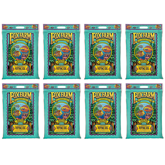 Foxfarm FX14053 Ocean Forest Organic Garden Potting Soil Mix 12 Quarts (8 Pack)