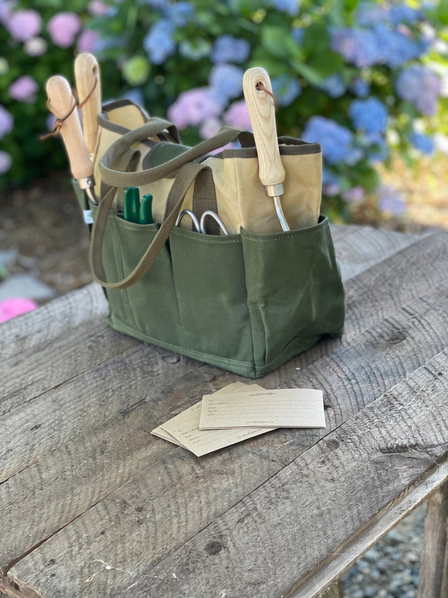 Garden Tool Bag - Heavy Waxed Canvas