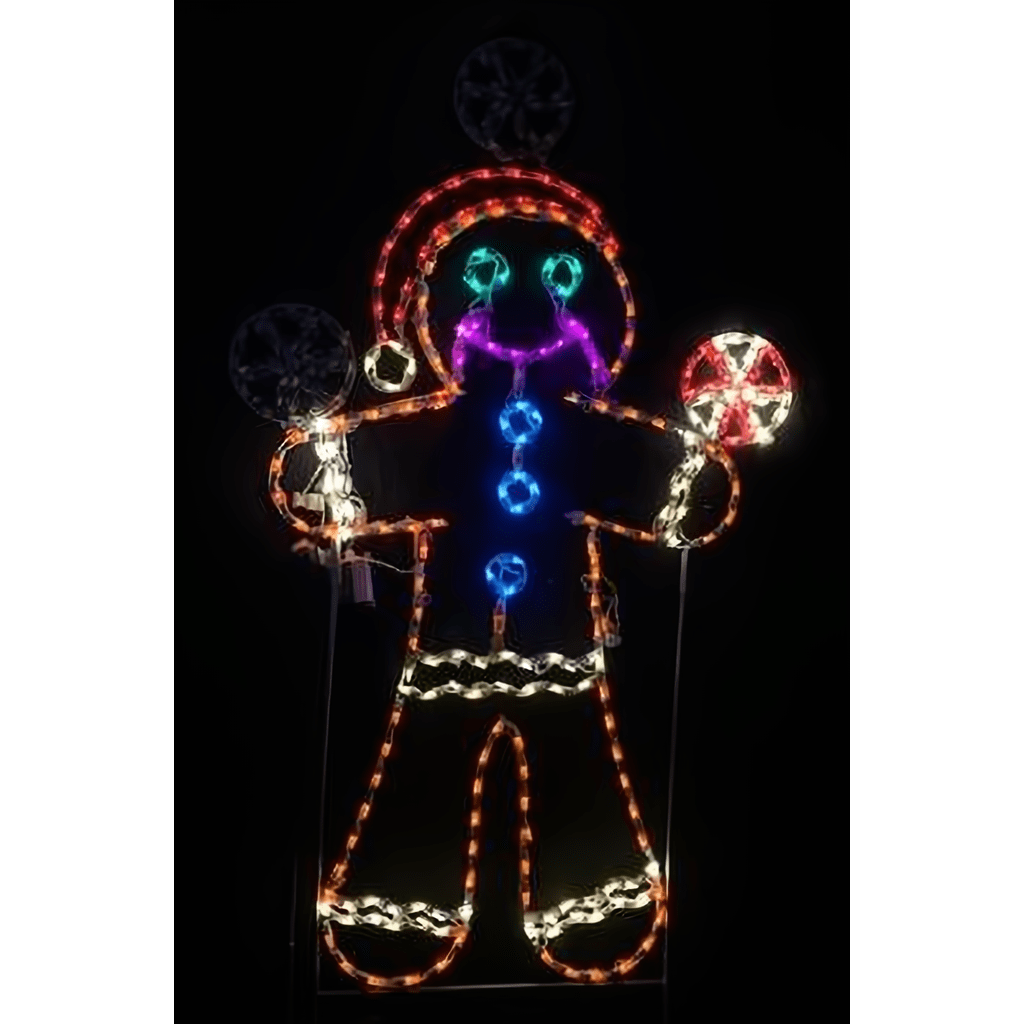 Gingerbread Animated Juggling Peppermint