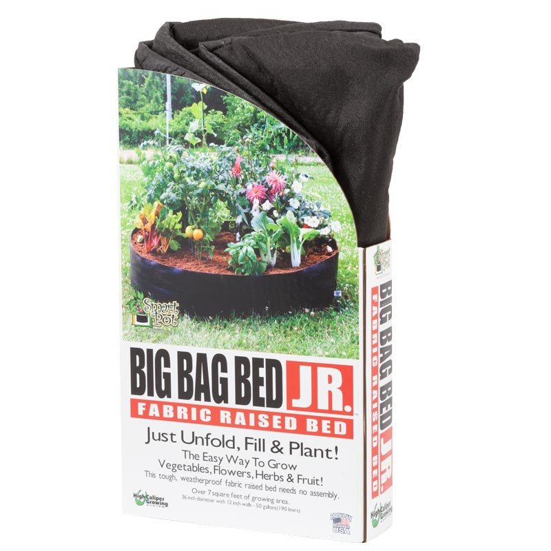 Smart Pot Big Bag Bed Junior - Black (50 Gal)