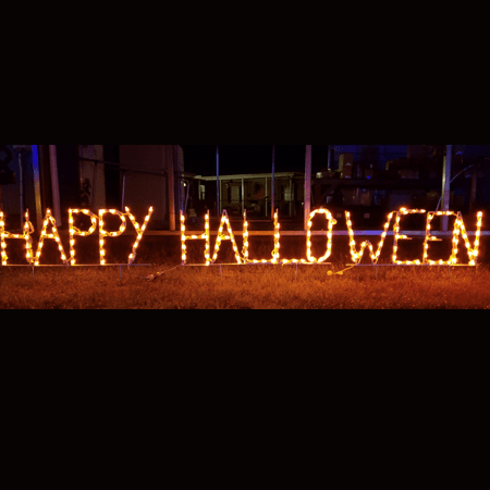 Happy Halloween Sign 12" Letters