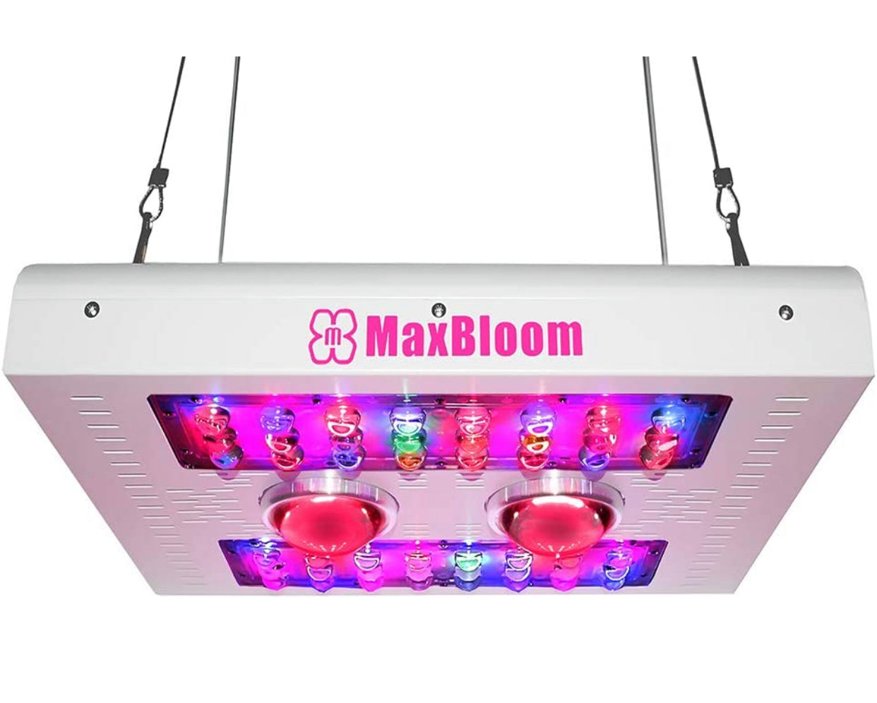 MaxBloom  Dimmable COB LED Grow Light 12-Band Full Spectrum Plant Growing Lamps with Veg/Bloom Dimmer, UV&IR