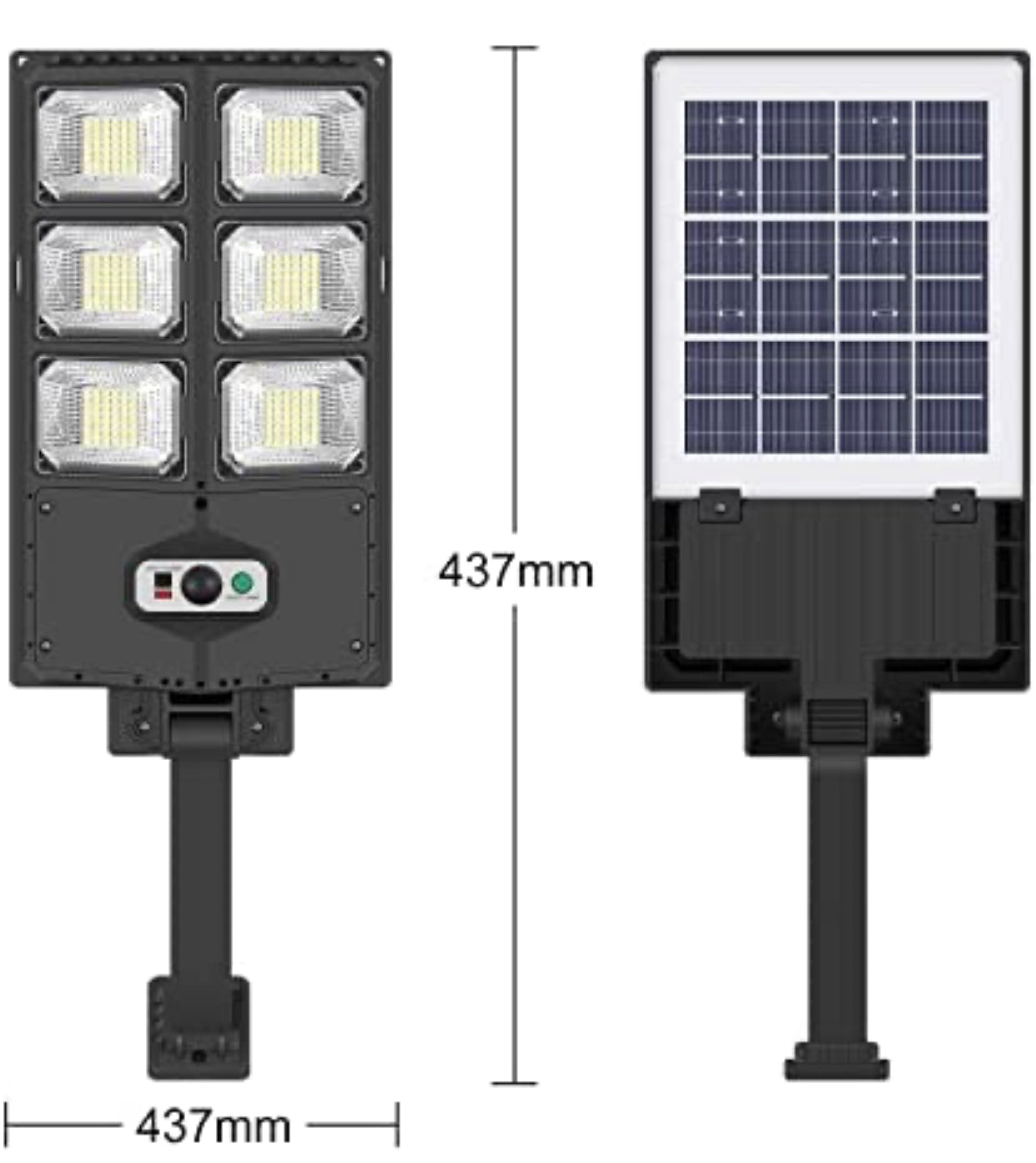 SmartYard 150W Solar Lights, 3 Modes Led Solar Wall Light Motion Sensor with Remote Control, 8000LM