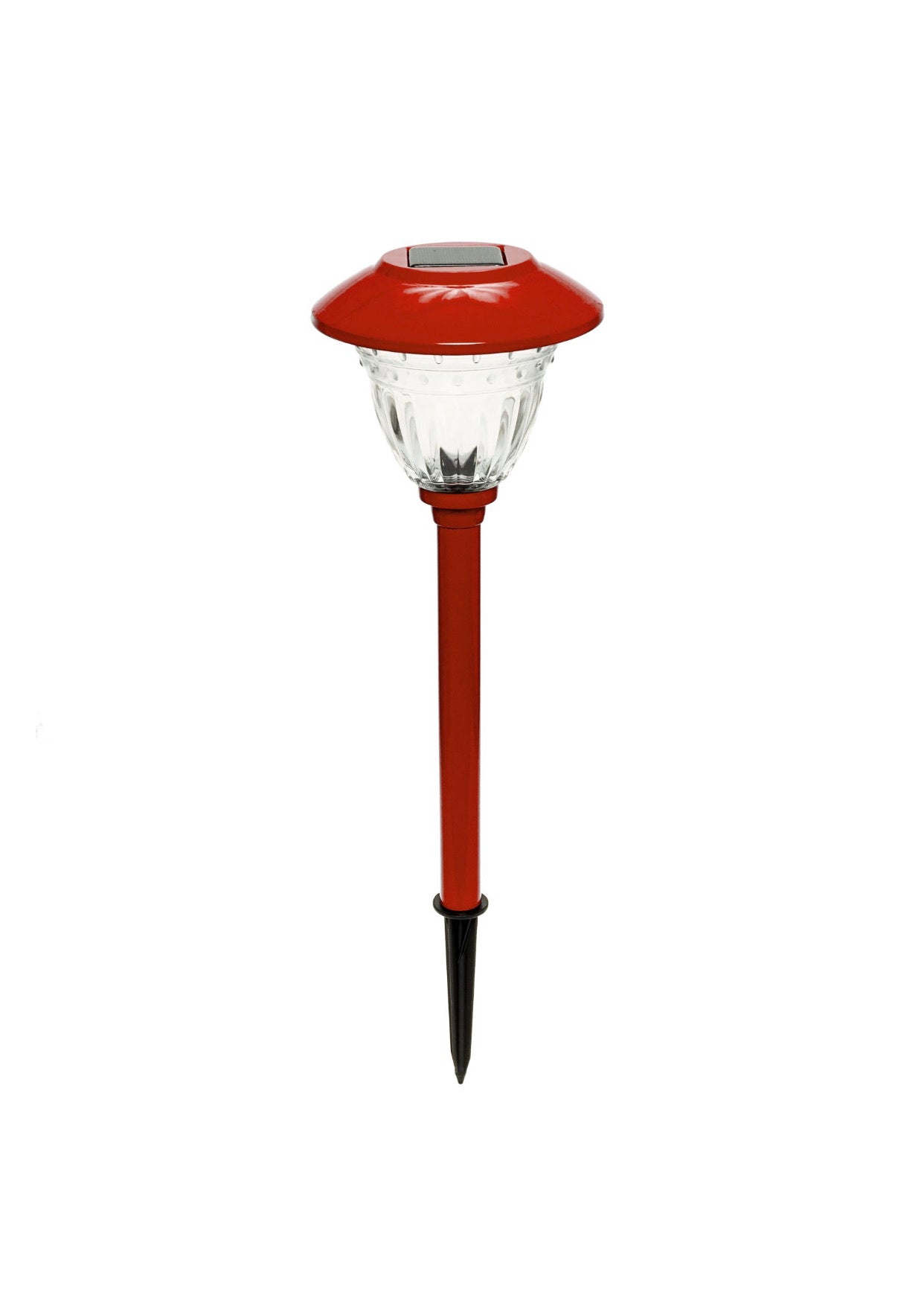 Energizer 8 Pack Color On Demand Solar Pathway Lights Outdoor-Stainless Steel ( Red )