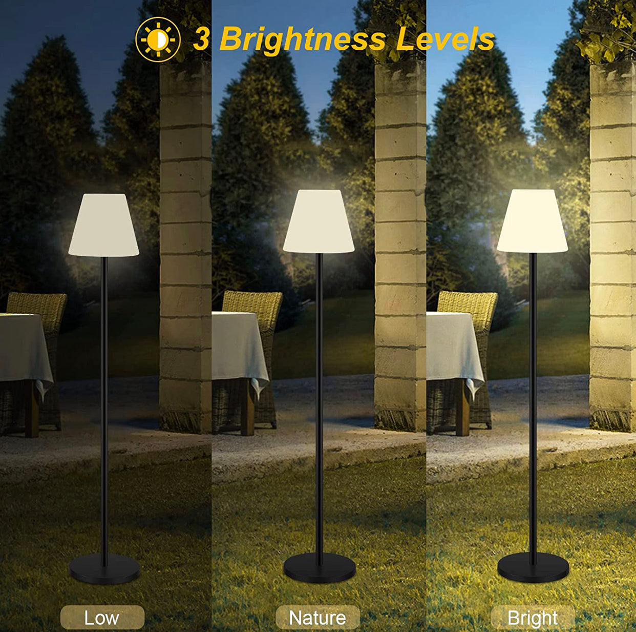 SmartYard Solar Powered Patio Lamp