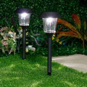 SmartYard Bronze 8-Piece Large Solar Pathway Lights - Changing Color Model SGL-13119